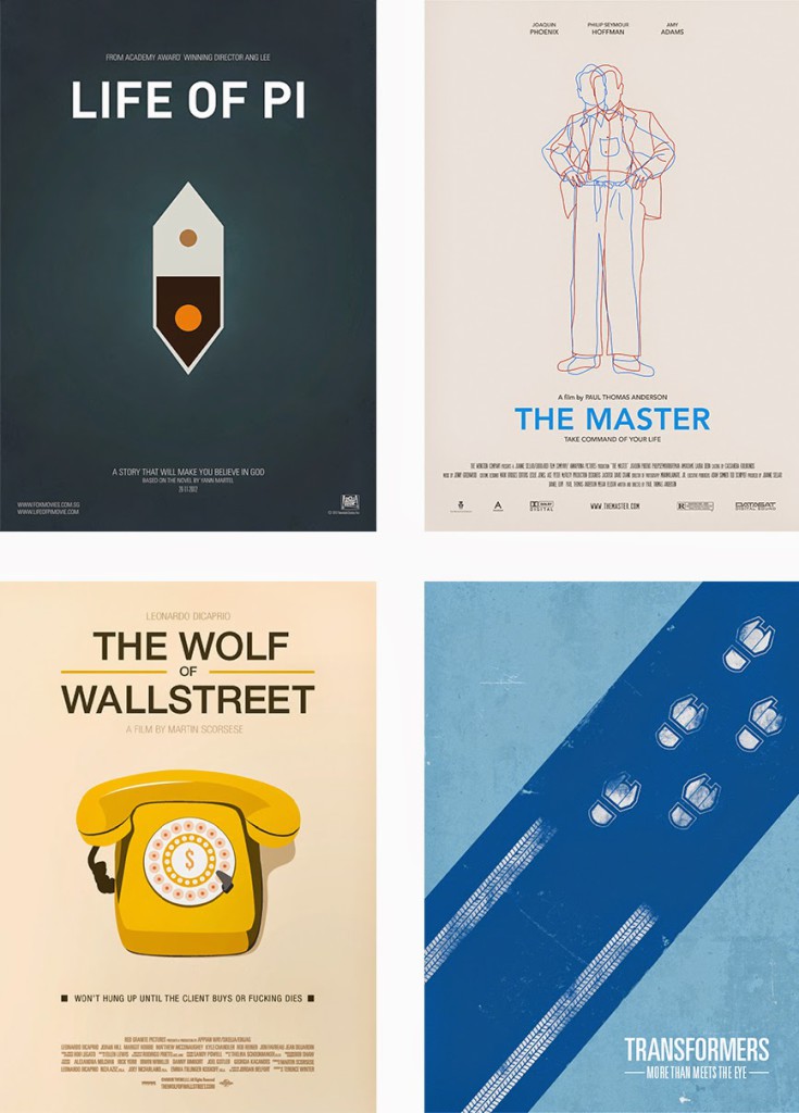 Alternative Movie Posters by Gauss Multimedia students